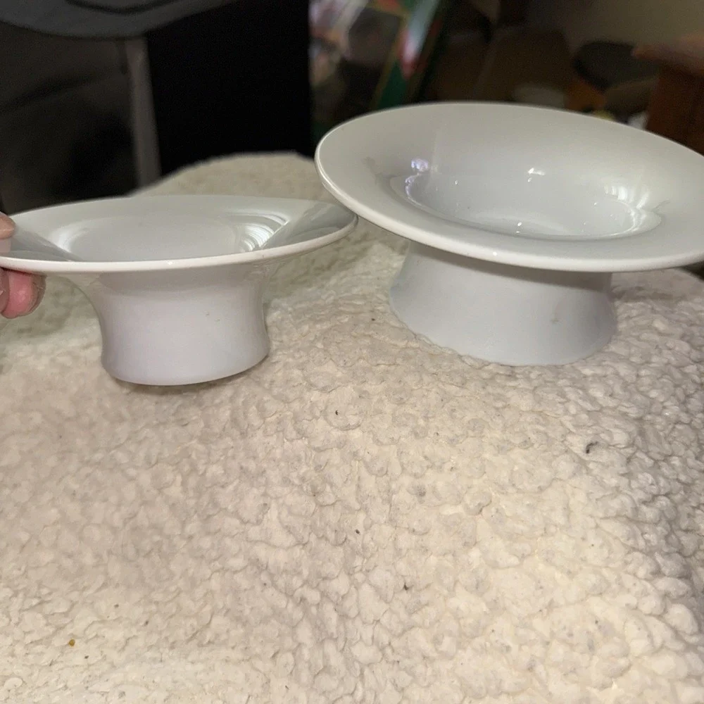SET OF 2 IKEA SWEDEN CANDLE HOLDERS ONE 5.5